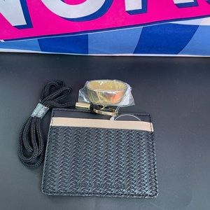 BBW Two Slot Credit Card wallet & Sani Pocket Back